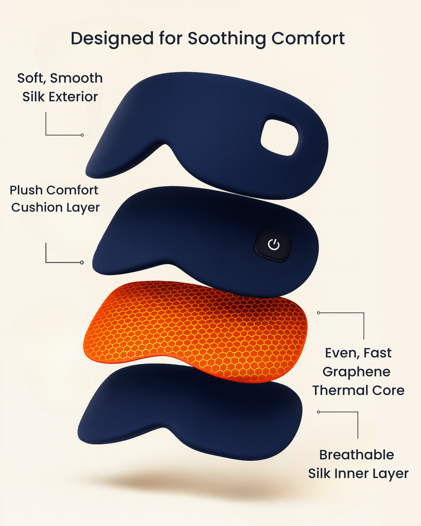 Restora HeatSilk™ Sleep Eye Mask