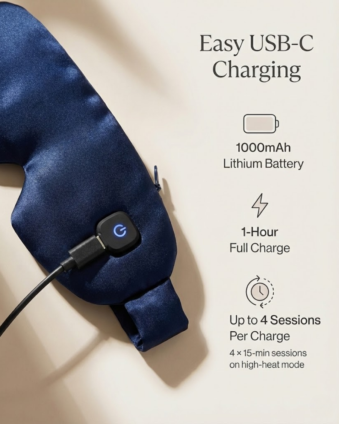 Restora HeatSilk™ Sleep Eye Mask