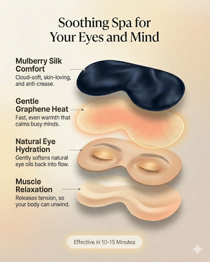 Restora HeatSilk™ Sleep Eye Mask