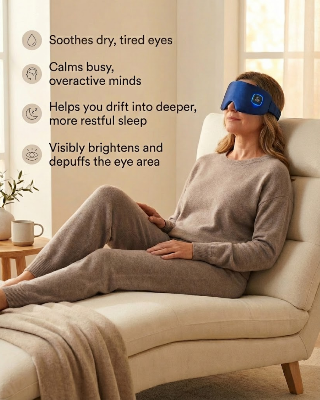 Restora HeatSilk™ Sleep Eye Mask