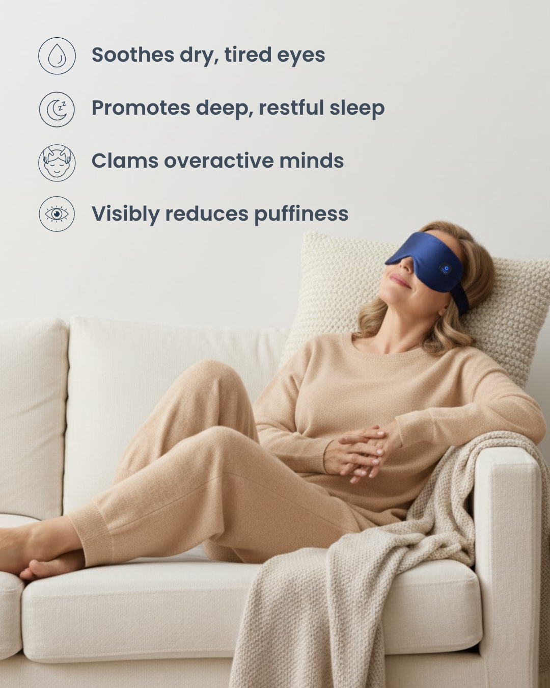 Restora HeatSilk™ Sleep Eye Mask