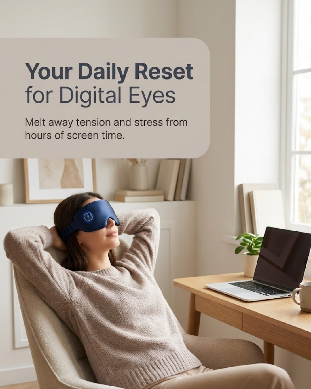 Restora HeatSilk™ Sleep Eye Mask