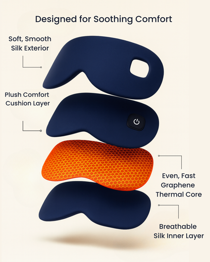Restora HeatSilk™ Sleep Eye Mask