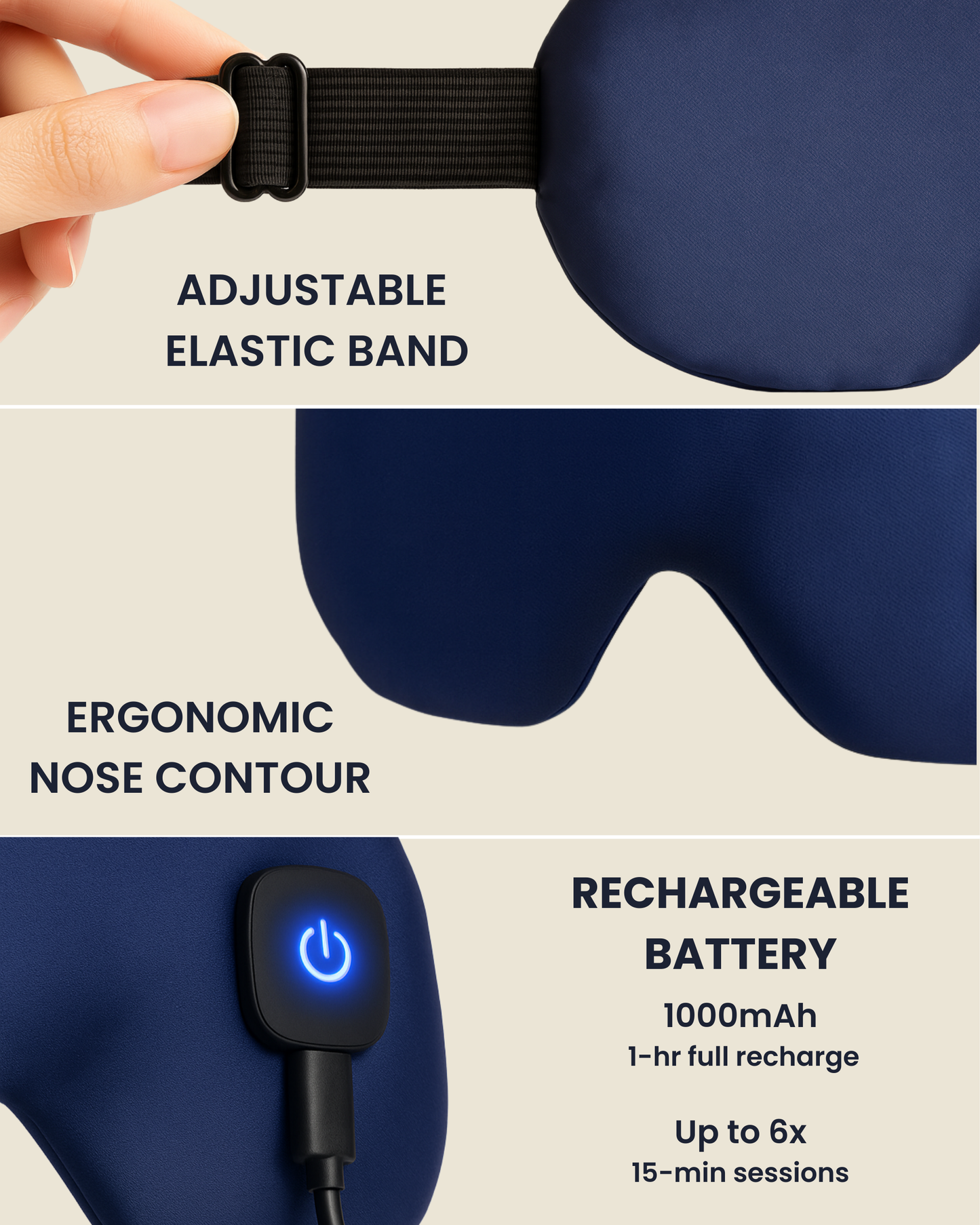 Restora HeatSilk™ Sleep Eye Mask