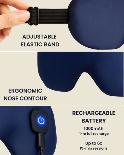 Restora HeatSilk™ Sleep Eye Mask